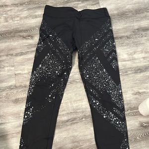 Ivivva leggings size 14 splatter paint